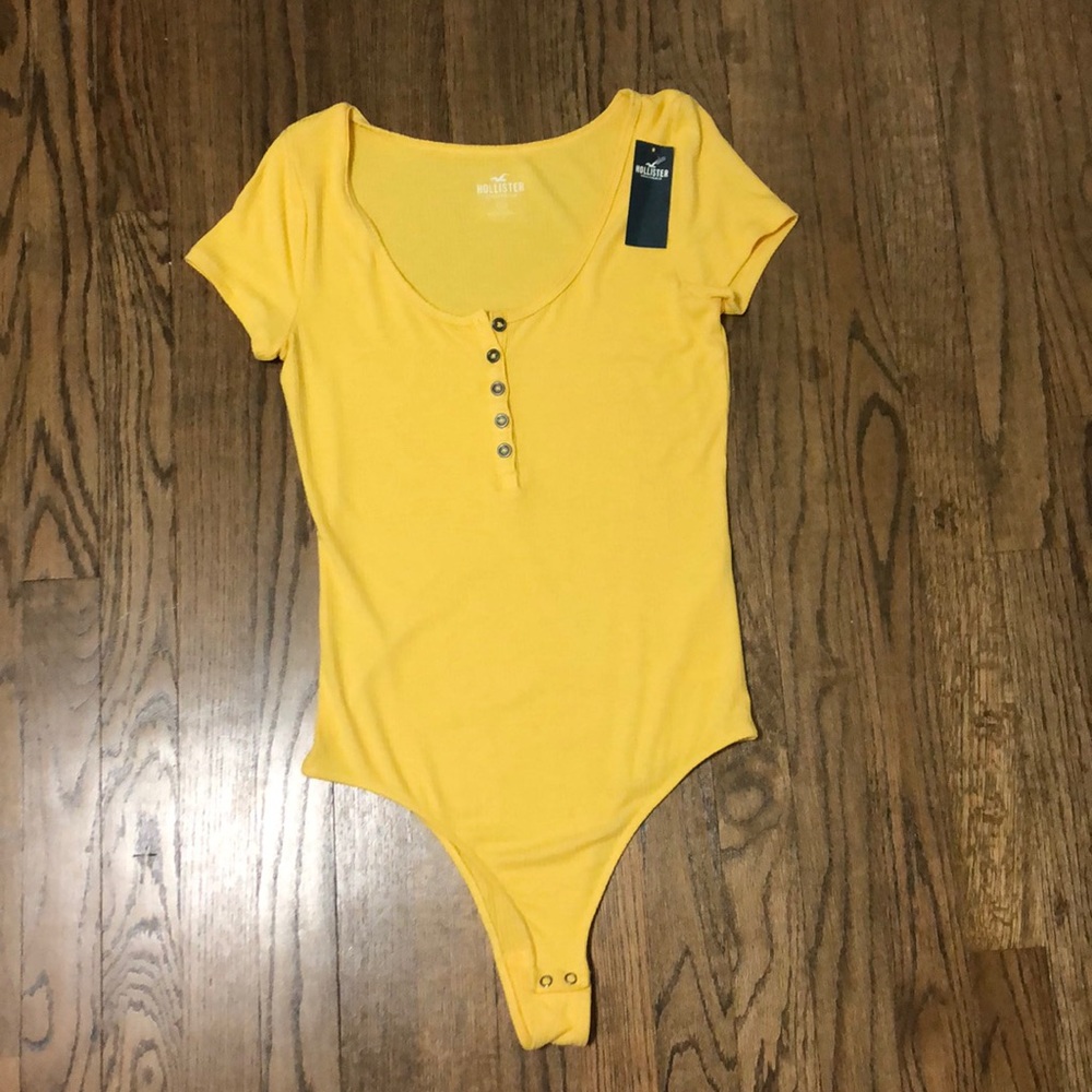 Yellow bodysuit